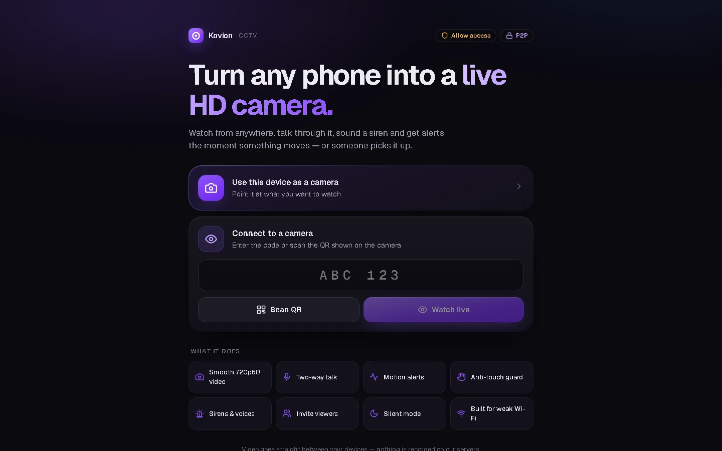 Kovion CCTV screenshot 1